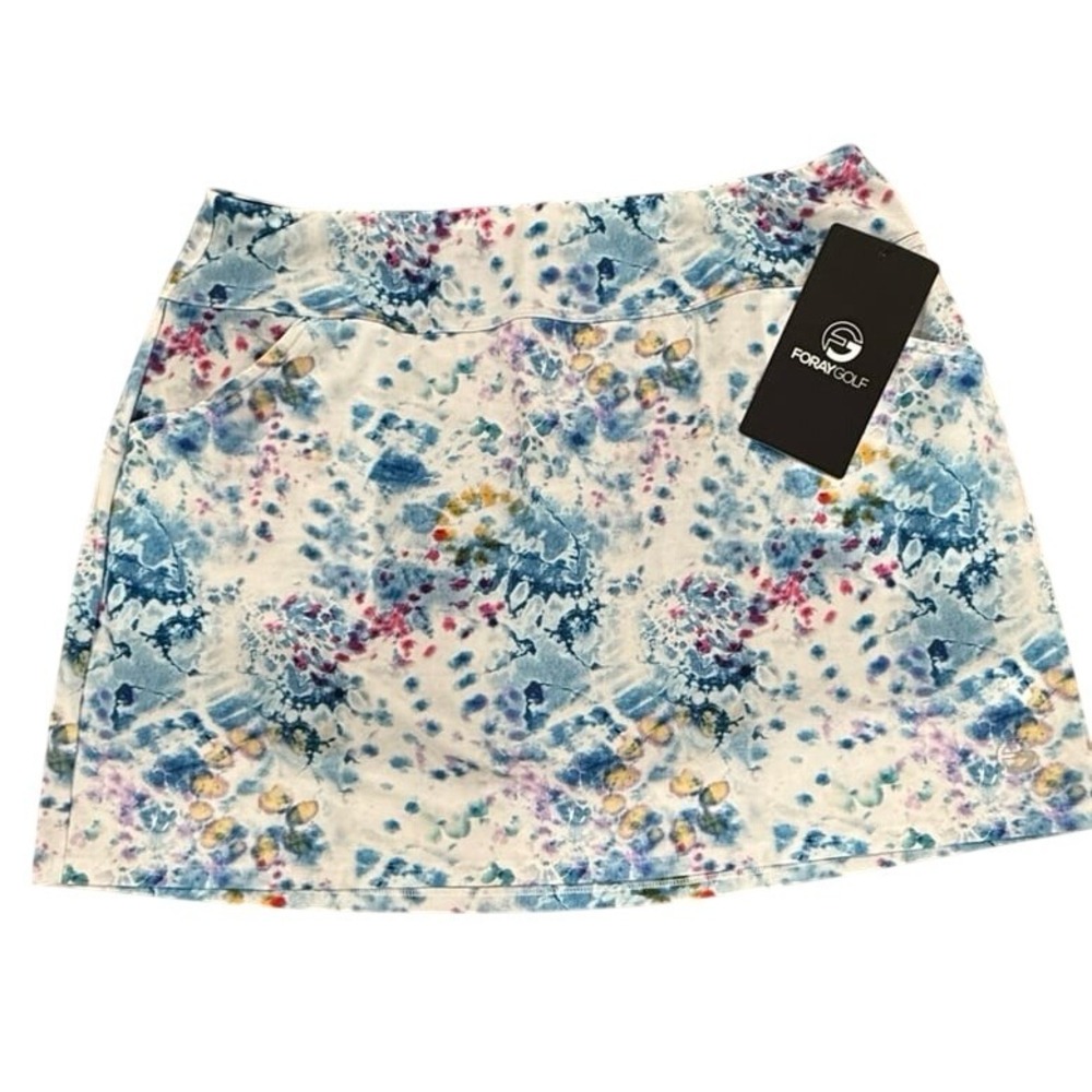 Foray Golf Basic Pocket Skirt Floral Print‎ XL
